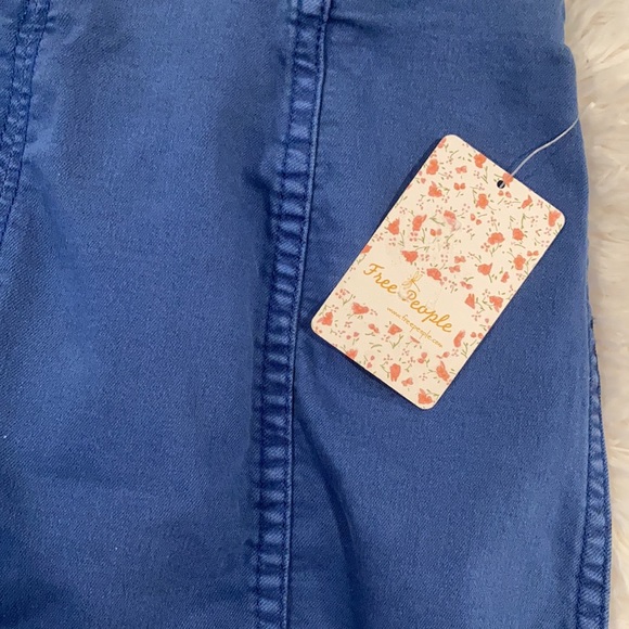 Free People • Modern Femme Mini Skirt Lapis Lazuli - Picture 6 of 10